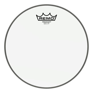 Remo Remo - SA-0110-00- - Snare Side, Ambassador, Hazy, 10" Diameter