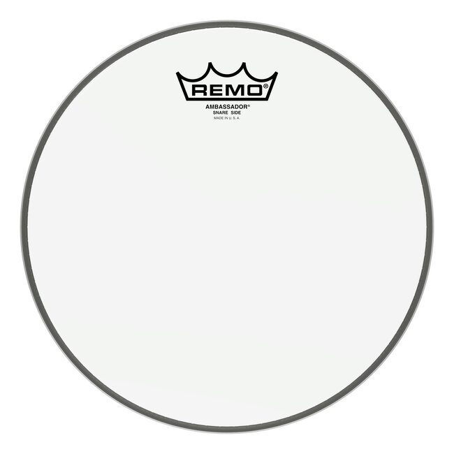 Remo - SA-0110-00- - Snare Side, Ambassador, Hazy, 10" Diameter