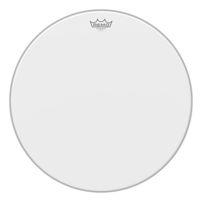 Remo - BA-0120-00- - **Special Order**, Batter, Ambassador, Coated, 20" Diameter