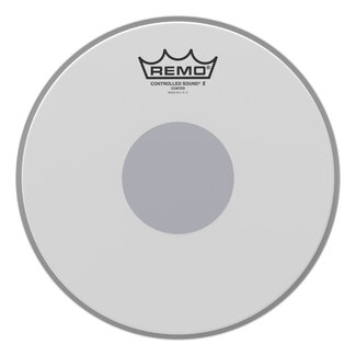 Remo Remo - CX-0110-10- - **Special Order**, Batter, Controlled Sound X, Coated, 10" Diameter, Black Dot On Bottom