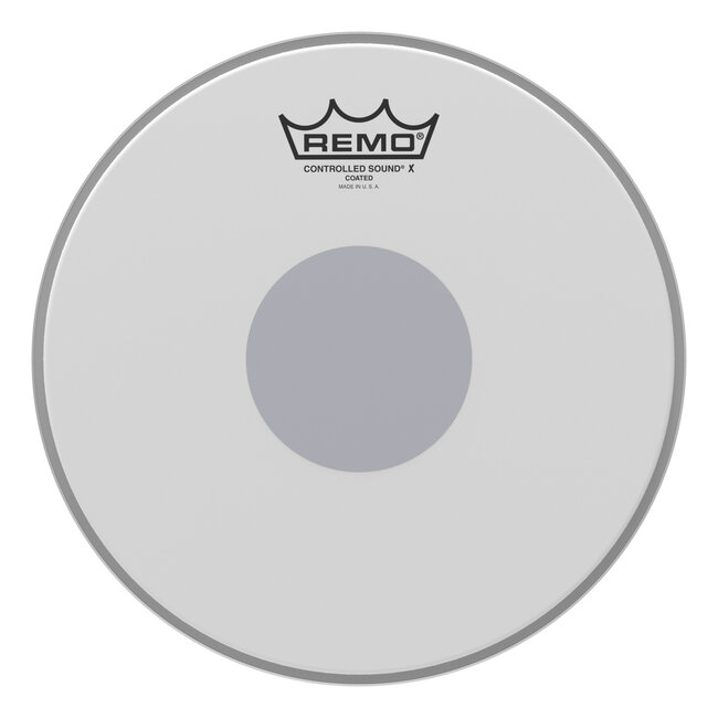 Remo - CX-0110-10- - **Special Order**, Batter, Controlled Sound X, Coated, 10" Diameter, Black Dot On Bottom