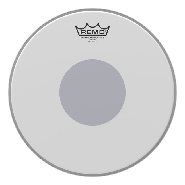 Remo - CX-0112-10- - **Special Order**, Batter, Controlled Sound X, Coated, 12" Diameter, Black Dot On Bottom