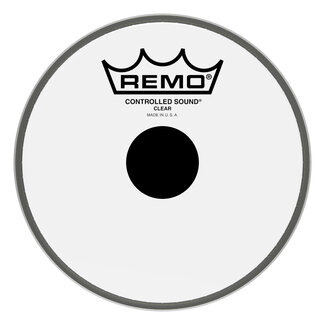 Remo Remo - CS-0306-10- - **Special Order**, Batter, Controlled Sound, Clear, 6" Diameter, Black Dot On Top
