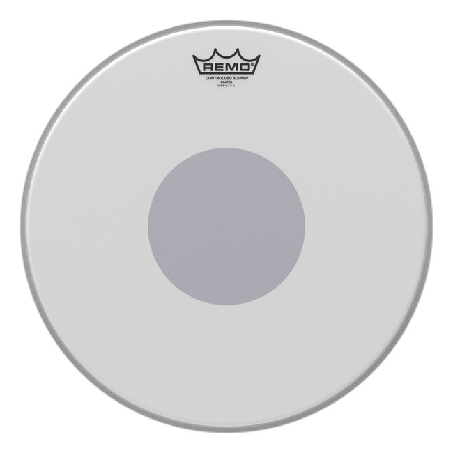 Remo - CS-0115-10- - **Special Order**, Batter, Controlled Sound, Coated, 15" Diameter, Black Dot On Bottom