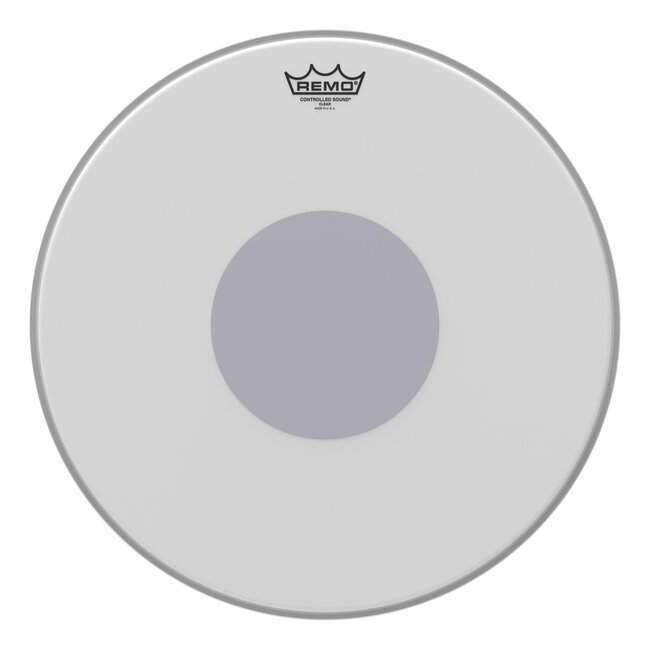 Remo - CS-0118-10- - **Special Order**, Batter, Controlled Sound, Coated, 18" Diameter, Black Dot On Bottom