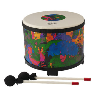 Remo Remo - KD-5080-01-CST - **Remo Asia**, Kids Percussion, Floor Tom, 10" Diameter, 7.5" Height, Comfort Sound Technology Head, Rain Forest Finish