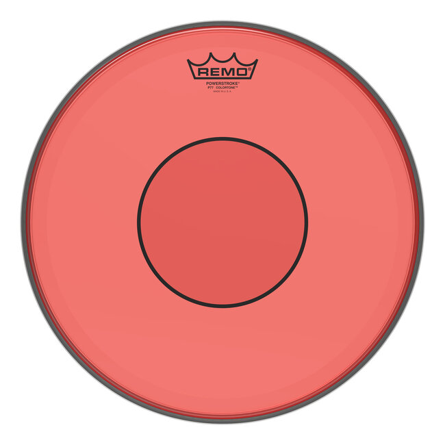 Remo - P7-0314-CT-RD - Batter, Powerstroke 77, Colortone, 14" Diameter, Red