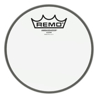 Remo Remo - BA-0306-00- - Batter, Ambassador, Clear, 6" Diameter