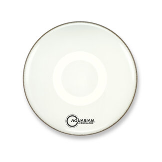 Aquarian Drumheads Aquarian - RF22WH - 22" Regulator No Hole Bass Drum Gloss White