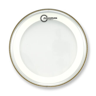Aquarian Drumheads Aquarian - MRS2-8 - 8" Super-2 Clear With Studio-X Ring
