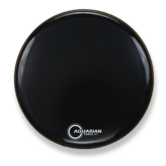 Aquarian Drumheads Aquarian - FR16BK - 16" Force II Bass Drum Gloss Black