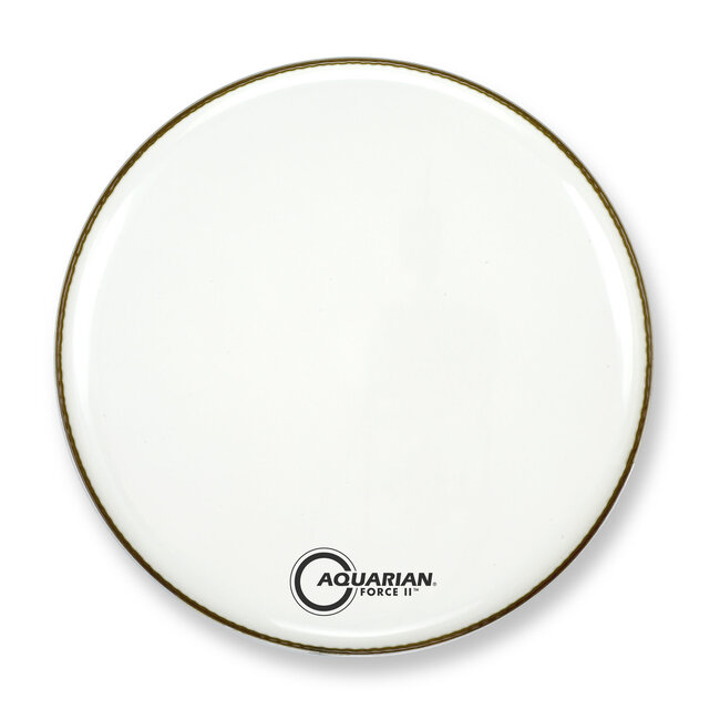 Aquarian - FR16WH - 16" Force II Bass Drum Gloss White