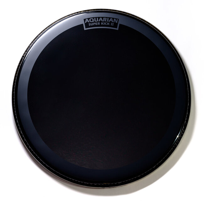 Aquarian - REF18SK - 18" Reflector Black Mirror Superkick Bass Drum