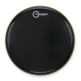 Aquarian Drumheads Aquarian - CC16BBK - 16" Classic Clear Bass Drum Gloss Black