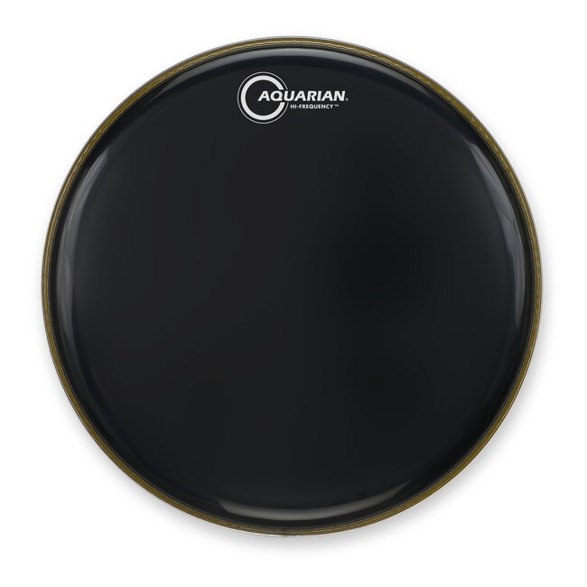 Aquarian - HF24BK - 24" Hi-Frequency Gloss Black Bass Drum
