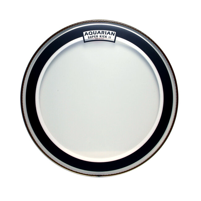 Aquarian - SKPII22WH - 22" Superkick II/Regulator White Bass Drum Pack