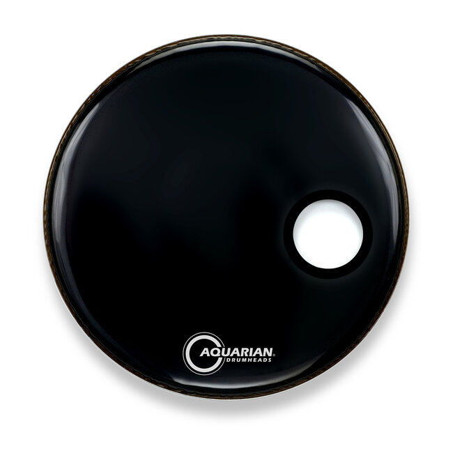 Aquarian - SMPTCC16BBK - 16" Small Off-Set Port Resonant Bass Drum Black