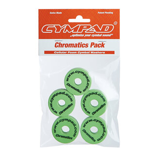 CYMPAD CYMPAD - CS15/5G - Chromatics Set 40/15mm - GREEN (5-pieces) Crash