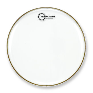 Aquarian Drumheads Aquarian - CC6WH - 6" Classic Clear Gloss White