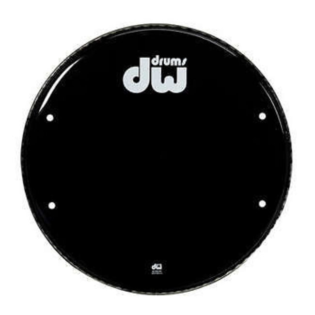 DW - DRDHGB24K - 24" Gloss Black Bass Drum Head