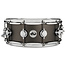 DW - DRVD5514SVCBK - Satin Black Over Brass Snare 5.5x14, Chrome Hardware