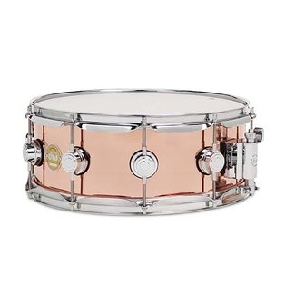 DW DW - DRVP5514SPC - Copper Snare Polished 5.5x14, Chrome Hardware