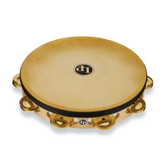 LP LP - LP383-BR - Pro 10" Single Row Head Tambourine - Brass