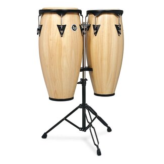 LP LP - LP646NY-AW - City 10/11 Set Oak Natural Black W/Double Stand