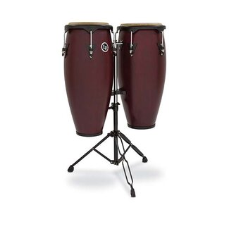 LP LP - LP646NY-DW - City 10/11 Set Oak Dark Walnut Black W/Double Stand
