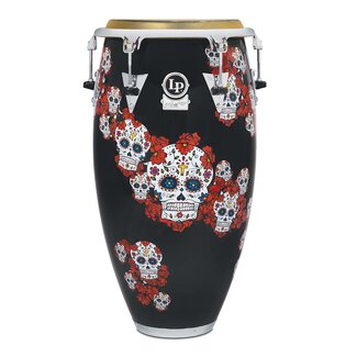 LP LP - LP810T-KP - Karl Perazzo TT 12 1/2" Tumba Fiberglass Sugar Skull Chrome