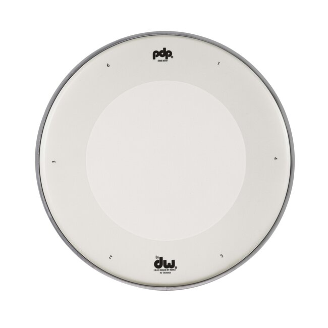 PDP - PDACDH12WCDRY - 12" White Coated Dry Snare Head