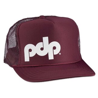 PDP PDP - PR10HATPDP1 - Logo Trucker Hat, Burgundy