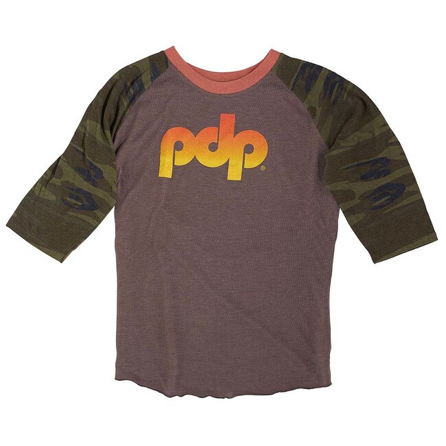 PDP - PR25LSCPDP-L - 3/4 Slv Camo/Grey Shirt, Large