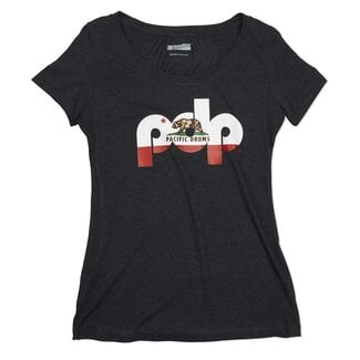 PDP PDP - PR25PDPCALITEE-L - Black Cali Ladies Tri Blend Tee, Lar