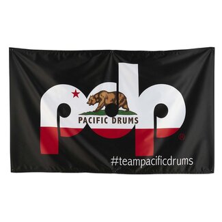 PDP PDP - PRBA18PDP - Banner, Cali Flag On Black 60" X 36"