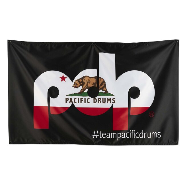 PDP - PRBA18PDP - Banner, Cali Flag On Black 60" X 36"