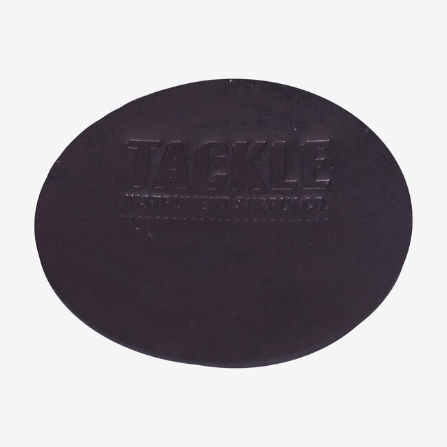Tackle - LBDBPBL - Large Leather Bass Drum Beater Patch - Black