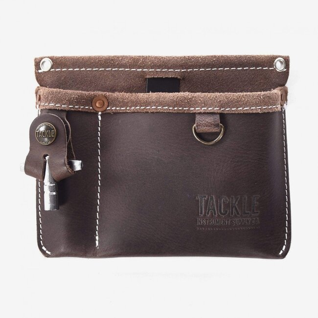 Tackle - LCGP-BR - Leather Clip on Gig Pouch - Brown
