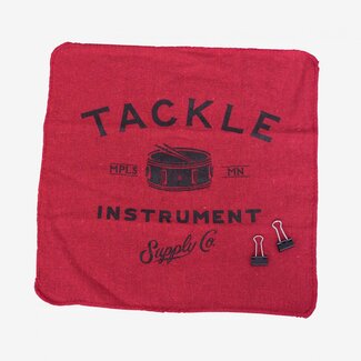 Tackle Tackle - SRTD-R - Shop Rag Tone Dampener w/ Clips -Red