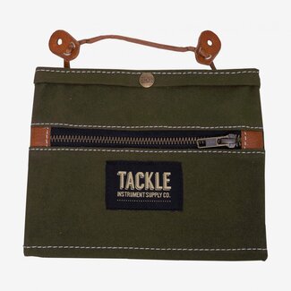 Tackle Tackle - WCGP-FG - Waxed Canvas Gig Pouch - Forest Green