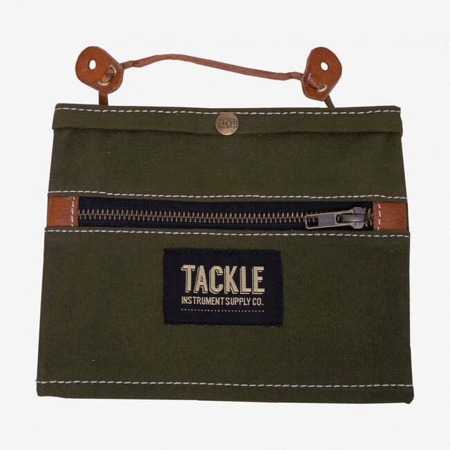 Tackle - WCGP-FG - Waxed Canvas Gig Pouch - Forest Green