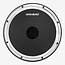 Ahead - AHSHPCH - 14" Black/Chrome S-Hoop Marching Pad with Snare Sound (Black Carbon Fiber)
