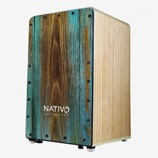Nativo Nativo Cajons - NSSC - Studio Cajon w/Dual Adjustable Snares, Syrah Face, Oak Sides
