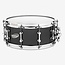 Ahead - AS613T - 6"x13" Snare Drum Black Chrome on Brass, (1mm Shell) w/Black Trick Throw-off