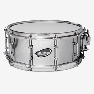 Ahead Ahead - ASC613 - 6"x13" Snare Drum Chrome on Brass, (1mm Shell) w/Dunnett DR4 Throw-off