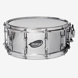 Ahead Ahead - ASC614 - 6"x14" Snare Drum Chrome on Brass, (1mm Shell) w/Dunnett DR4 Throw-off