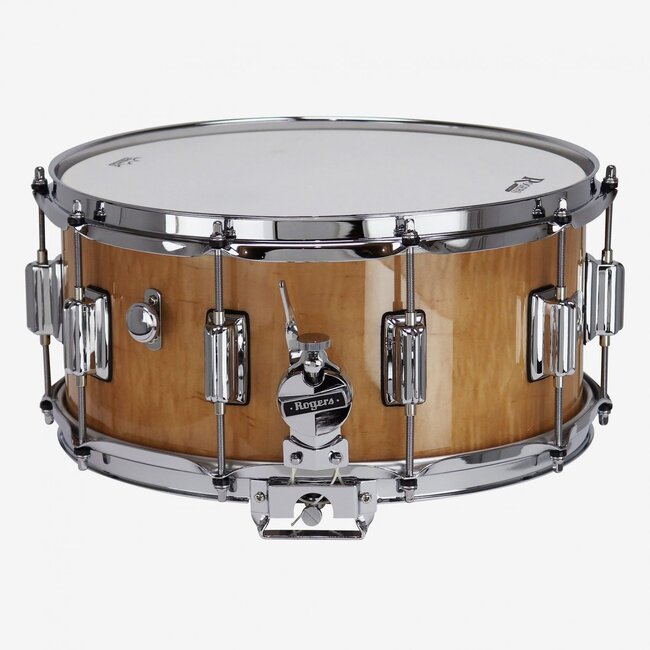 Rogers - 36WWCM - Dyna-sonic 5x14 Classic Snare Drum Wildwood Curly Maple w/BT Lugs