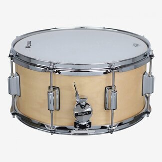 ROGERS Rogers - 26SN - Powertone 6.5x14 Wood Shell Snare Drum, Beavertail Lug (Satin Natural)