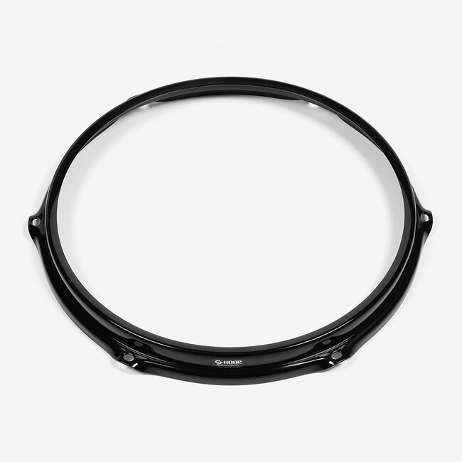 S-Hoops - SH106BLK - 10" 6 Hole Black PC/Steel S-Hoop
