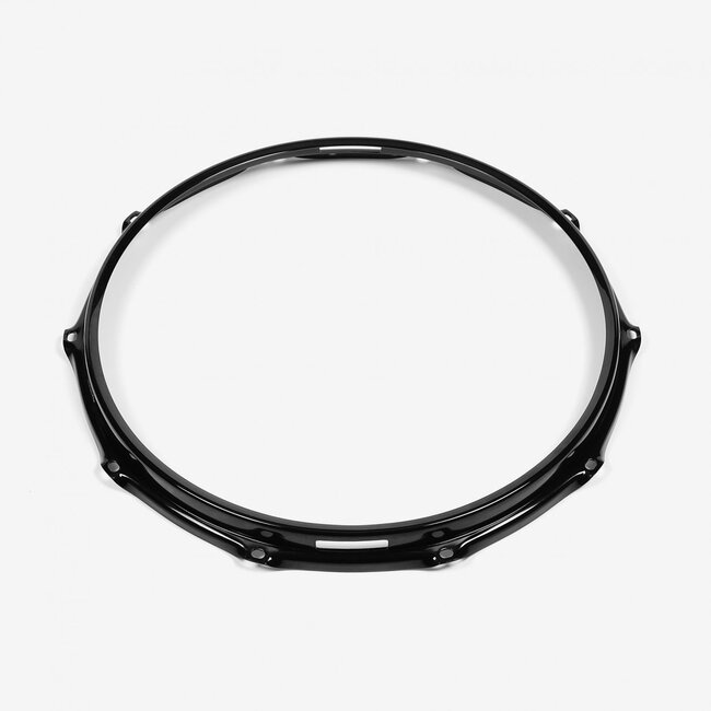 S-Hoops - SH1410BBLK - 14" 10 Hole Black PC/Steel S-Hoop Snare Bottom
